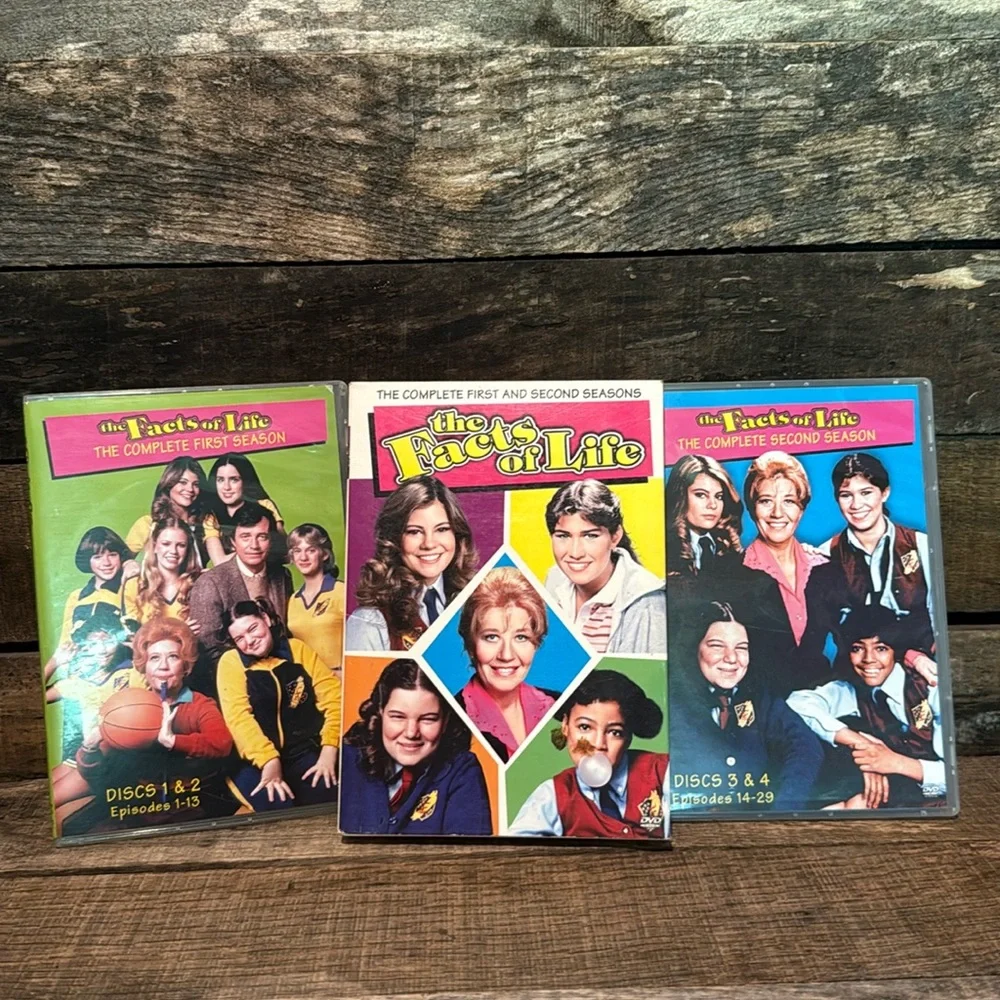 💰BOGO FREE Facts of Life Seasons 1&2 DVD Set